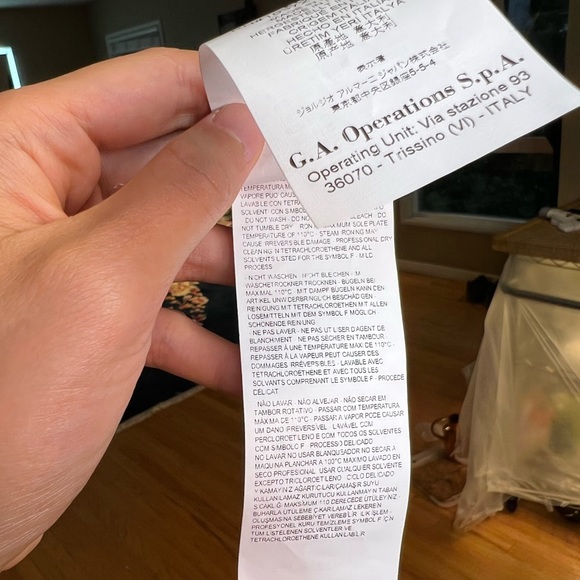 Genuine Giorgio Armani runway couture 100% silk reversible white top - Picture 14 of 15